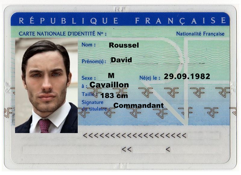 carta d'identità di David