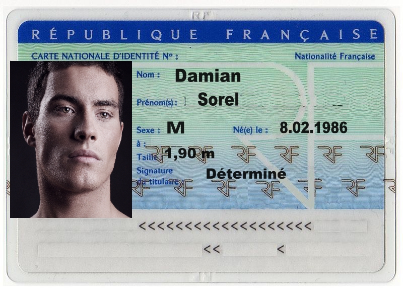 cartaident Damian bello